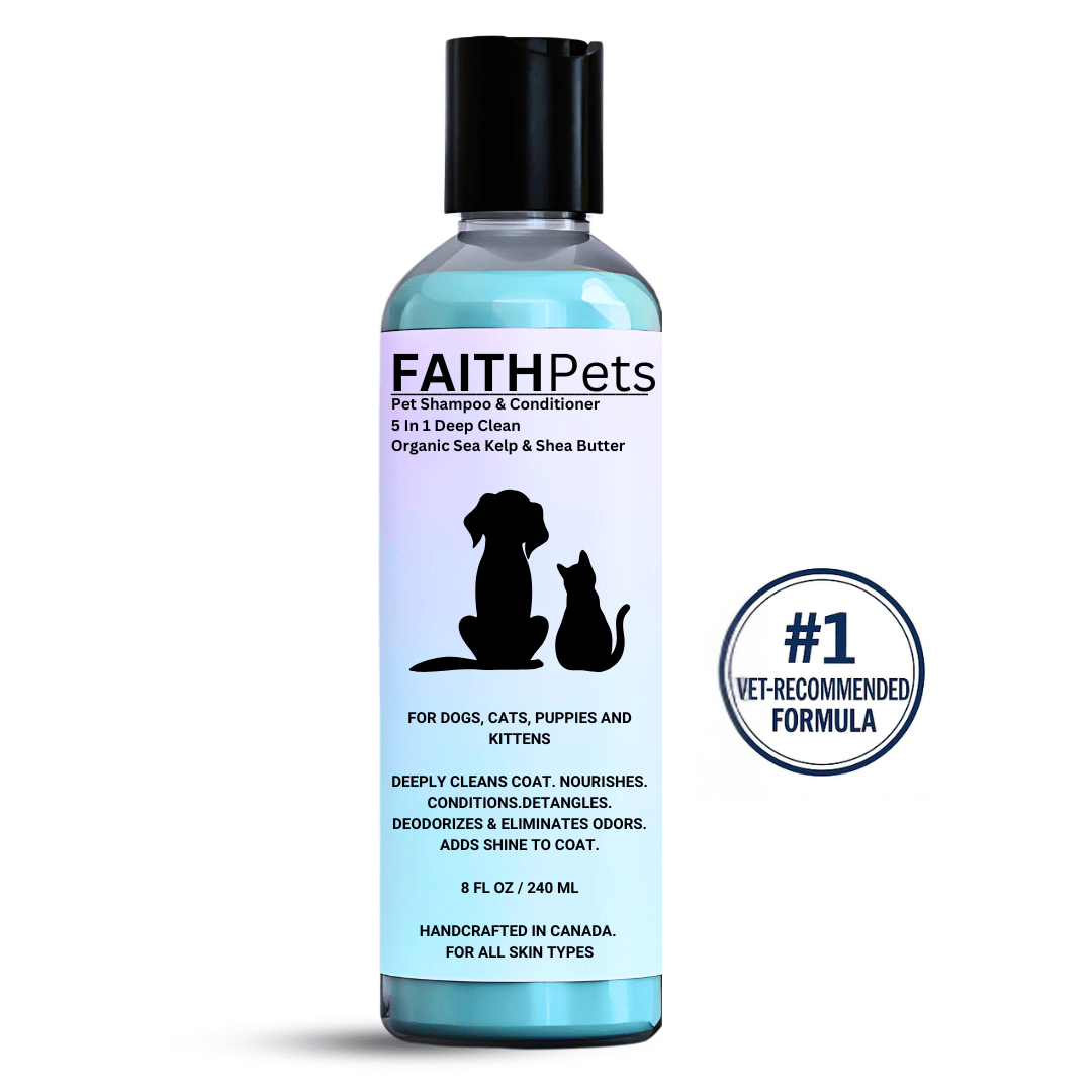 FaithPets 5 - in - 1 Organic Dog Shampoo & Conditioner - FaithPets