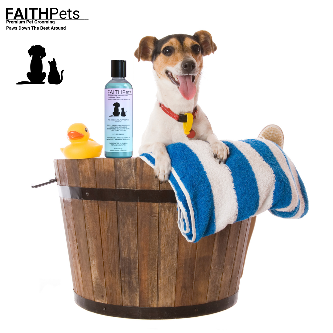 FaithPets 5-in-1 Organic Dog Shampoo & Conditioner