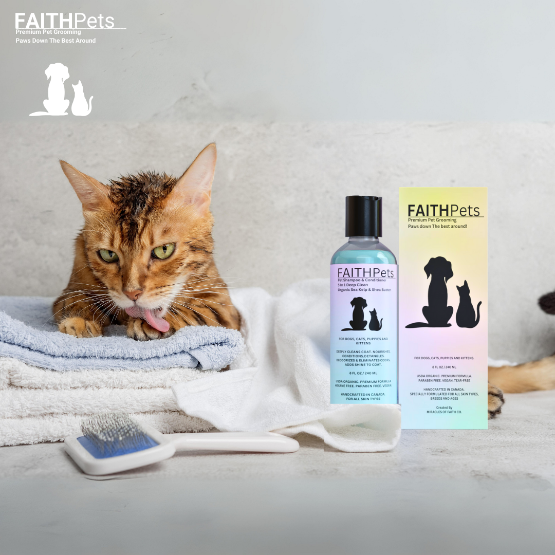 FaithPets 5-in-1 Organic Dog Shampoo & Conditioner