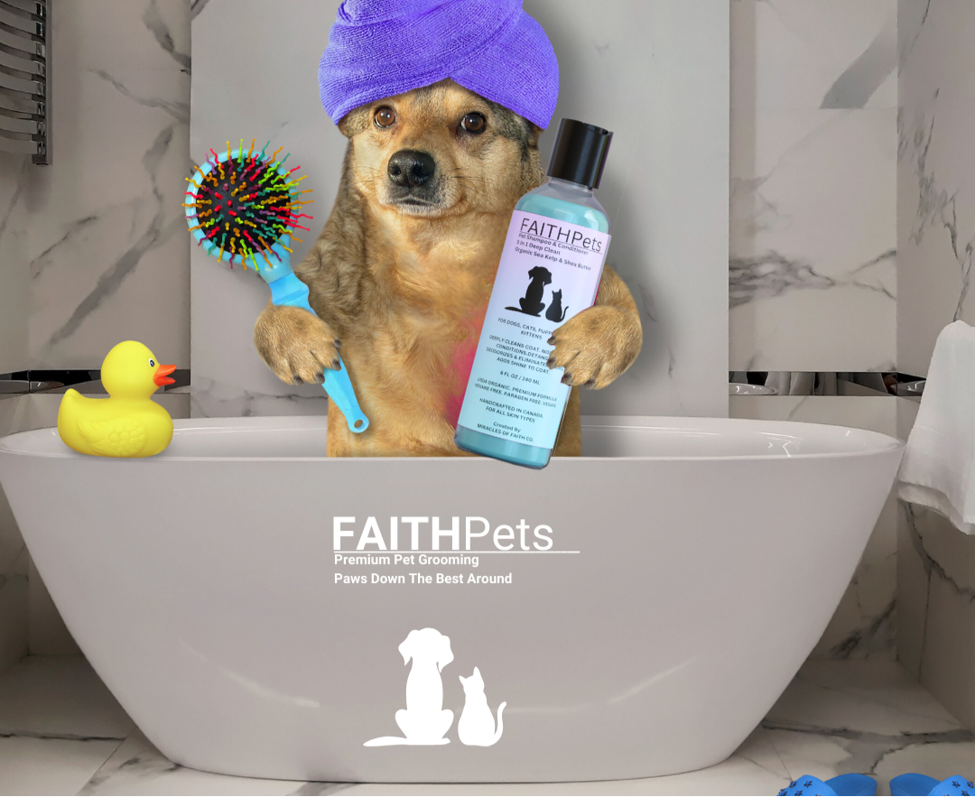 FaithPets 5-in-1 Organic Dog Shampoo & Conditioner