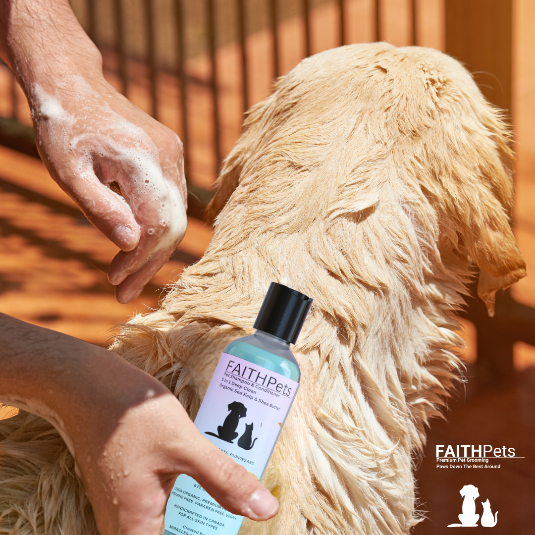 FaithPets 5-in-1 Organic Dog Shampoo & Conditioner