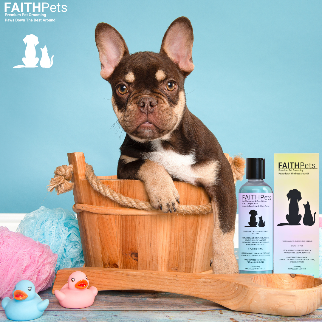 FaithPets 5-in-1 Organic Dog Shampoo & Conditioner