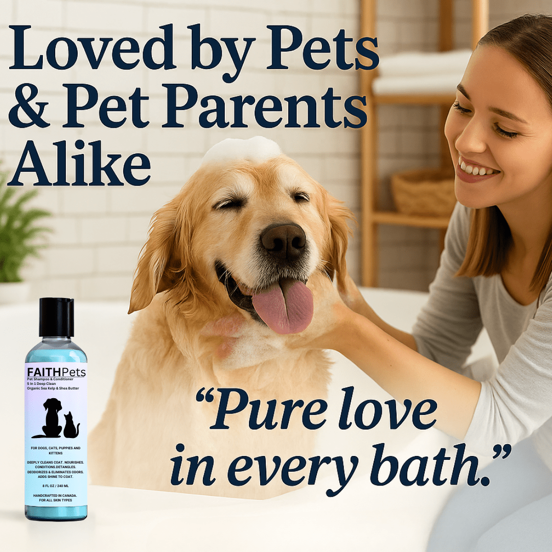 FaithPets 5 - in - 1 Organic Dog Shampoo & Conditioner - FaithPets