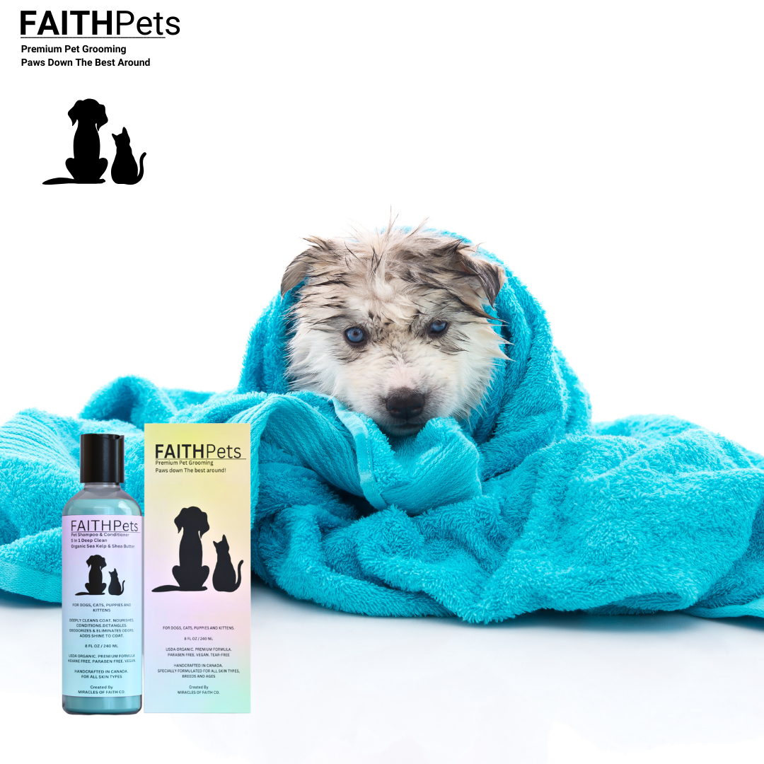 FaithPets 5-in-1 Organic Dog Shampoo & Conditioner
