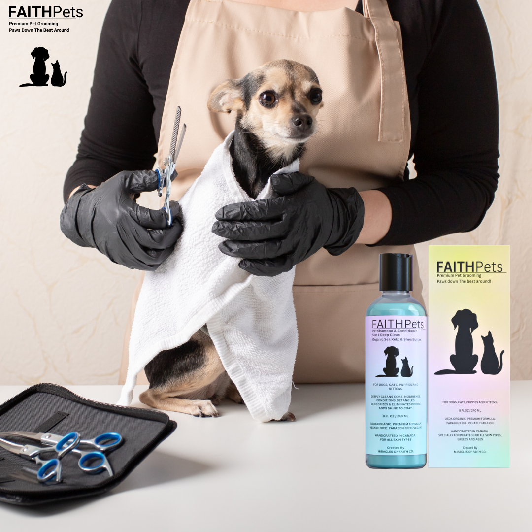 FaithPets 5-in-1 Organic Dog Shampoo & Conditioner